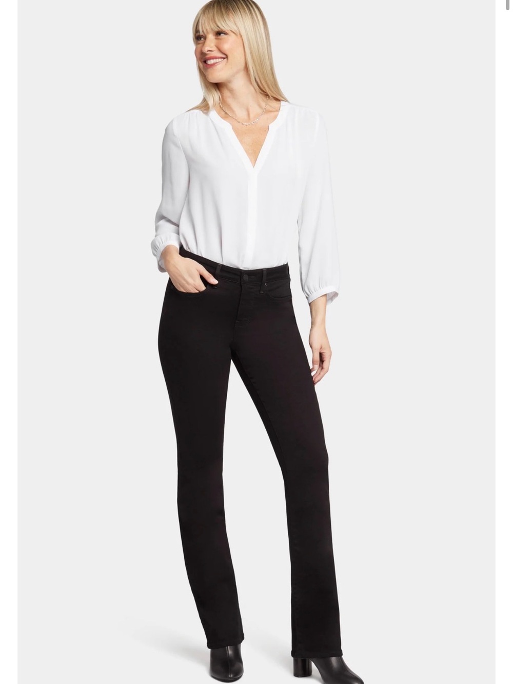 NYDJ Barbara Bootcut Jeans Black Size 6